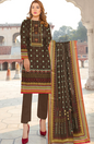 Elegant Chocolate Brown Unstitched Lawn Suit – A Timeless Classic!