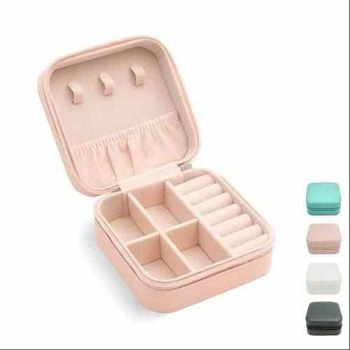 Portable Travel Jewelry Organizer Box – Elegant & Compact Storage